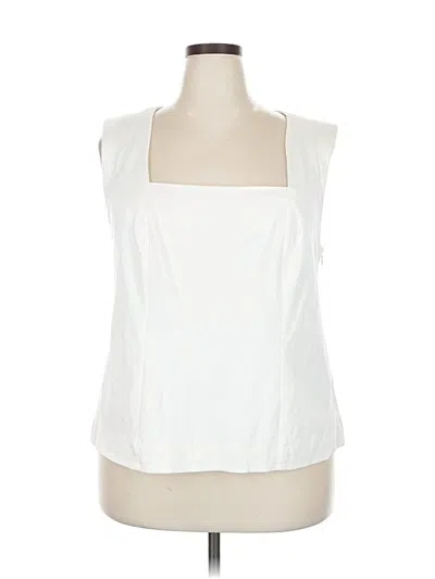 Pre-owned Venus Tank Top Ivory Strapless Neckline Tops In White