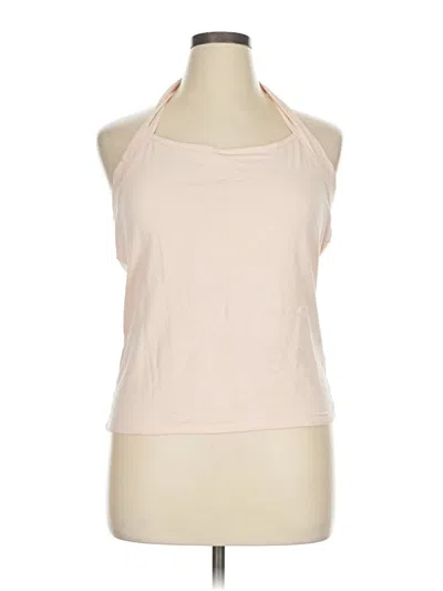 Pre-owned Venus Tank Top Tan Halter Neckline Tops In Brown