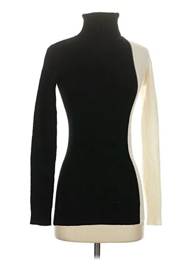 Pre-owned Venus Turtleneck Sweater In Black