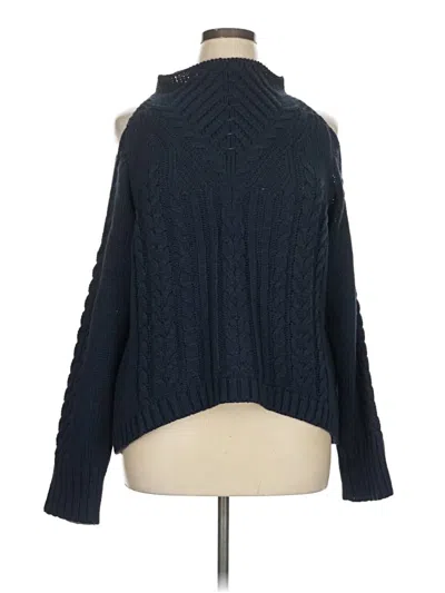 Pre-owned Venus Turtleneck Sweater In Blue