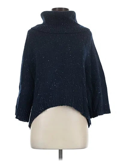 Pre-owned Venus Turtleneck Sweater In Blue