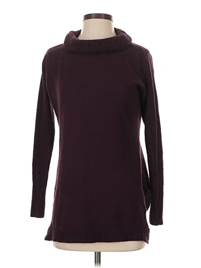 Pre-owned Venus Turtleneck Sweater In Burgundy
