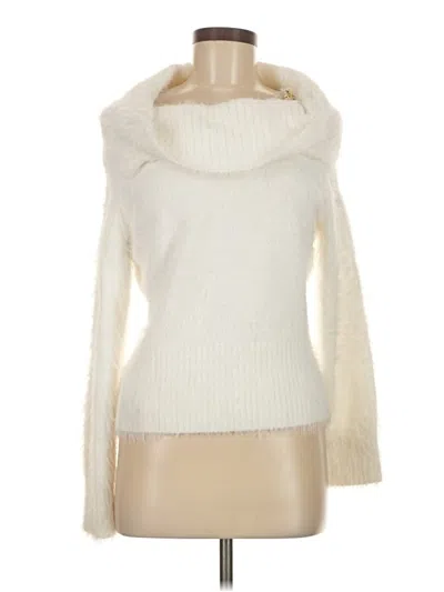 Pre-owned Venus Turtleneck Sweater In Ivory