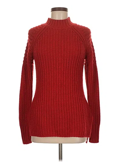 Pre-owned Venus Turtleneck Sweater In Red