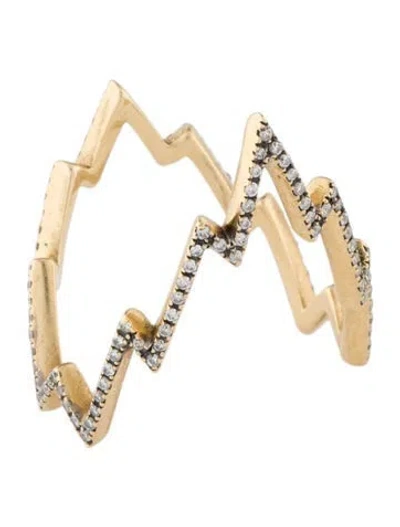 Pre-owned Venyx 18k Diamond Miss Zeus Ring In Multi
