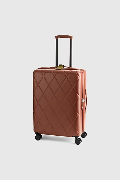 Vera Bradley 26" Adair Hard Shell Spinner Luggage In Cinnamon, Women's At Urban Outfitters In Brown