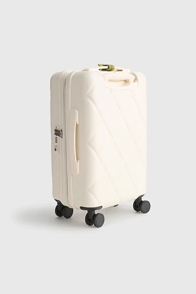 Vera Bradley Adair Carry On Hard Shell Spinner Luggage In Cottage Cream, Women's At Urban Outfitters In Brown