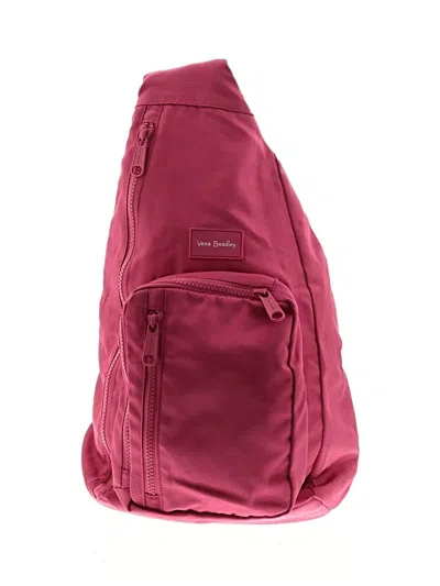 Pre-owned Vera Bradley Backpack In Burgundy