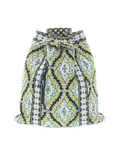 Pre-owned Vera Bradley Backpack In Green