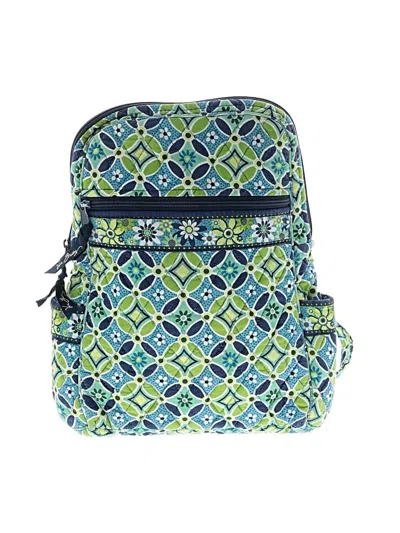 Pre-owned Vera Bradley Backpack In Green