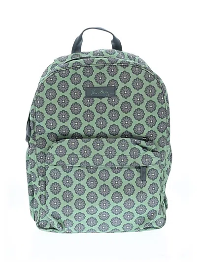 Pre-owned Vera Bradley Backpack In Green