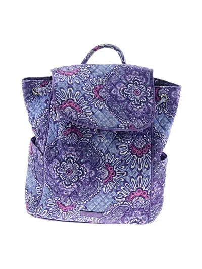 Pre-owned Vera Bradley Backpack In Purple