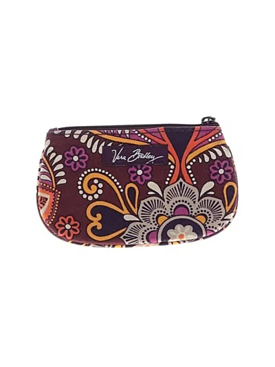 Pre-owned Vera Bradley Card Holder In Burgundy