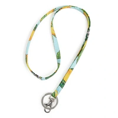 Vera Bradley Cotton Lanyard In Yellow