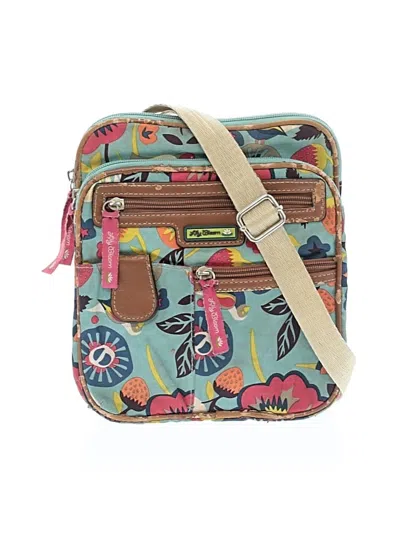 Pre-owned Vera Bradley Crossbody Bag In Teal