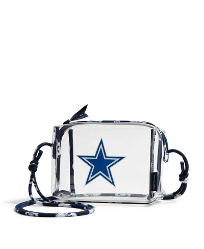 Vera Bradley Dallas Cowboys Clear Crossbody In Blue