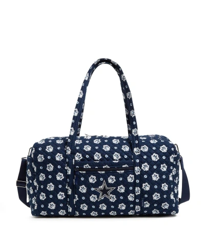 Vera Bradley Dallas Cowboys Large Travel Duffel Bag In Black