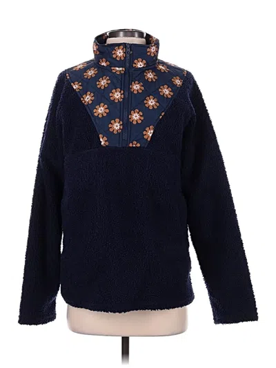 Pre-owned Vera Bradley Fleece Jacket In Blue