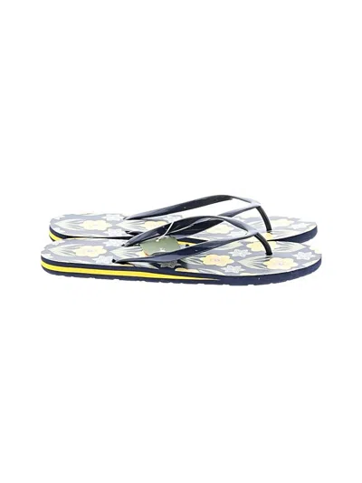 Pre-owned Vera Bradley Flip Flops In Yellow