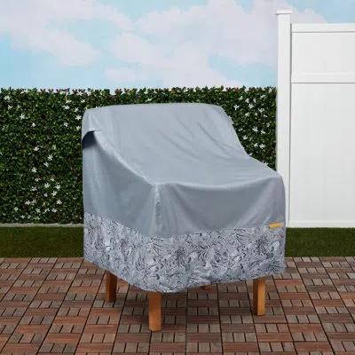 Vera Bradley Herz Heavy Duty Patio Chair Cover With 2 Year Warranty In Gray