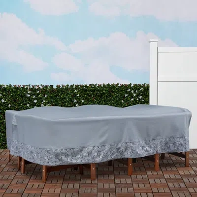 Vera Bradley Herz Heavy Duty Patio Dining Set Cover With 2 Year Warranty In Gray