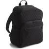 Vera Bradley Large Bancroft Quilted Backpack In Black