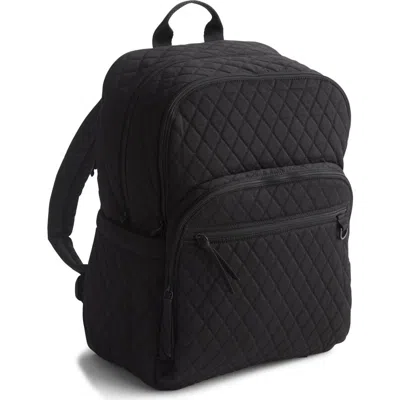 Vera Bradley Large Bancroft Quilted Backpack In Black