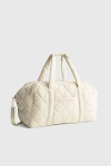 Vera Bradley Large Quilted Nylon Miramar Weekender Bag In Pumice Stone, Women's At Urban Outfitters In Gray
