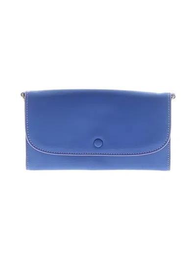 Pre-owned Vera Bradley Leather Clutch In Blue