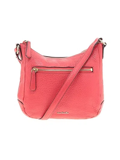 Pre-owned Vera Bradley Leather Crossbody Bag In Red