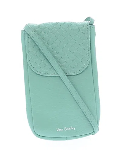 Pre-owned Vera Bradley Leather Crossbody Bag In Teal