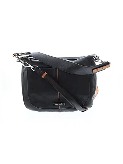 Pre-owned Vera Bradley Leather Satchel In Black