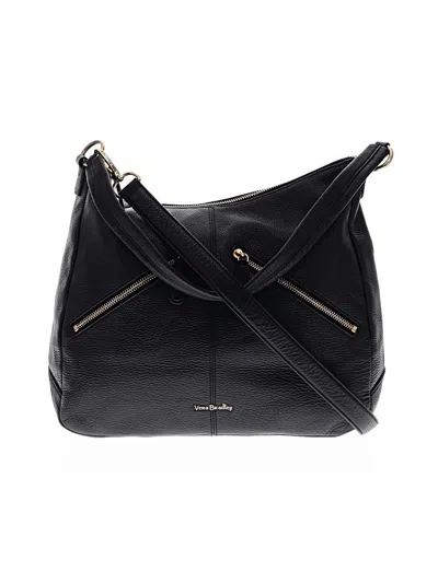 Pre-owned Vera Bradley Leather Satchel In Black
