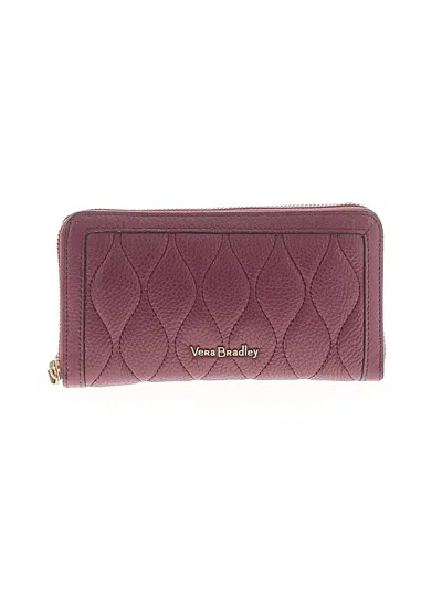 Pre-owned Vera Bradley Leather Wallet In Burgundy