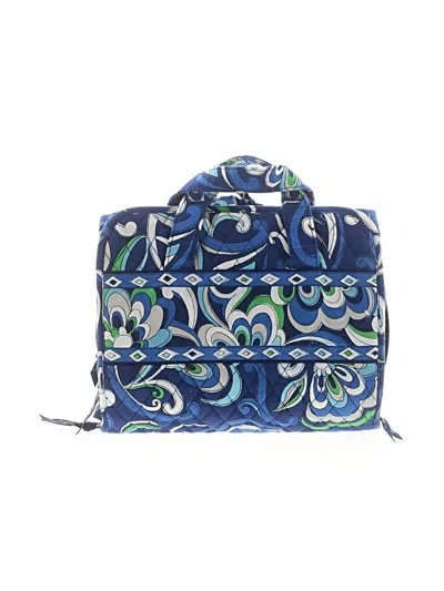Pre-owned Vera Bradley Makeup Bag In Blue