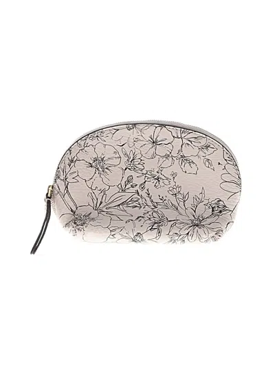 Pre-owned Vera Bradley Makeup Bag In Gray