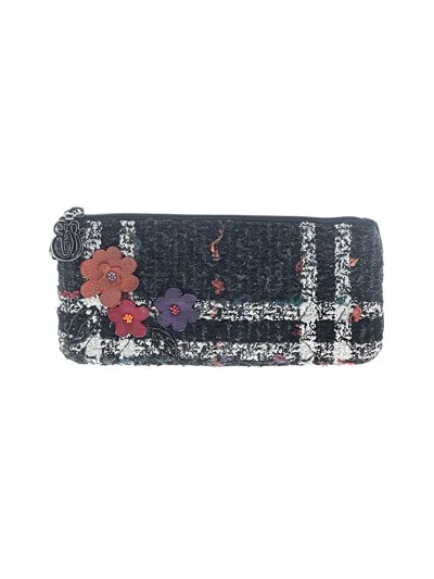 Pre-owned Vera Bradley Makeup Bag In Gray