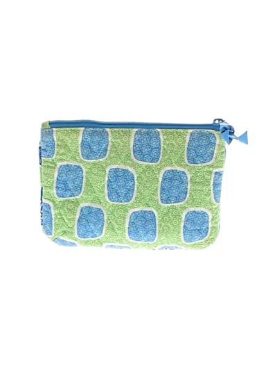 Pre-owned Vera Bradley Makeup Bag In Green