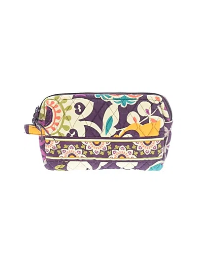 Pre-owned Vera Bradley Makeup Bag In Purple