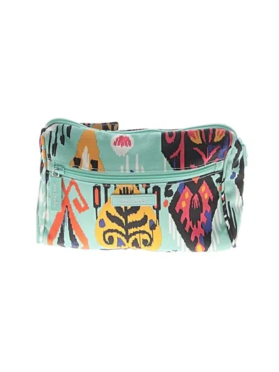 Pre-owned Vera Bradley Makeup Bag In Teal