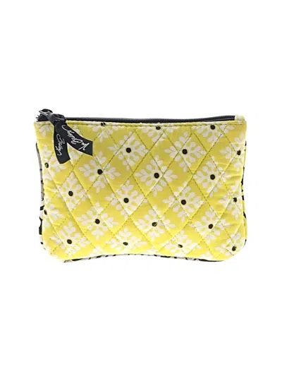 Pre-owned Vera Bradley Makeup Bag In Yellow