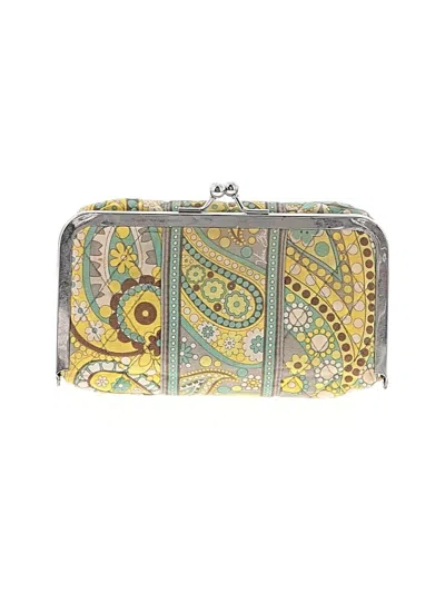 Pre-owned Vera Bradley Makeup Bag In Yellow