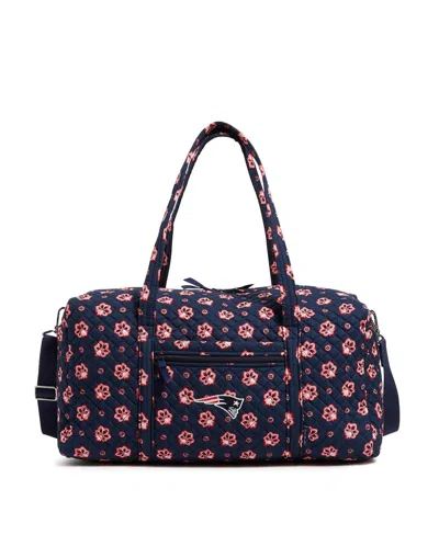Vera Bradley Men's And Women's  New England Patriots Large Travel Duffel Bag In Blue