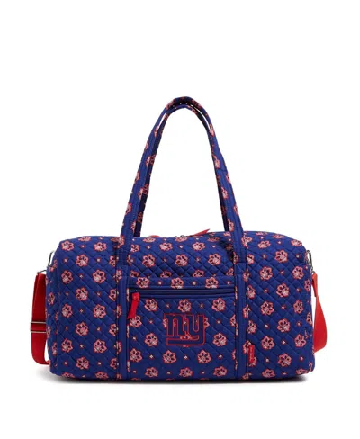 Vera Bradley Men's And Women's  New York Giants Large Travel Duffel Bag In Blue