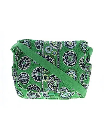 Pre-owned Vera Bradley Messenger In Green