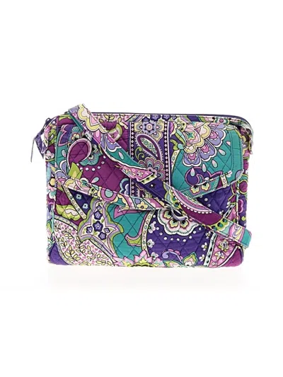 Pre-owned Vera Bradley Messenger In Purple