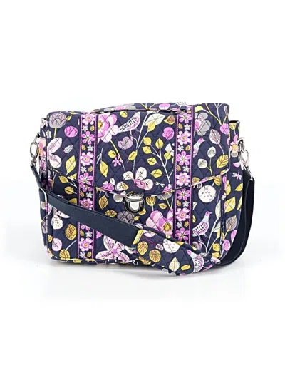 Pre-owned Vera Bradley Messenger In Purple