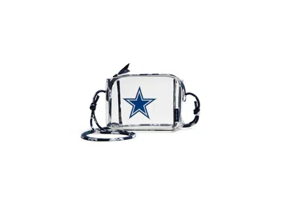 Vera Bradley Nfl Clear Crossbody Bag Women's Handbags Blue/gray Bandana With Dallas Cowboys, Synthetic