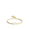 Vera Bradley Outlet 14k Gold Plated Gemstone Slide Bracelet In Gold