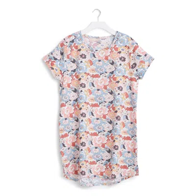 Vera Bradley Outlet Cotton Blend Short-sleeved Night Dress In Multi